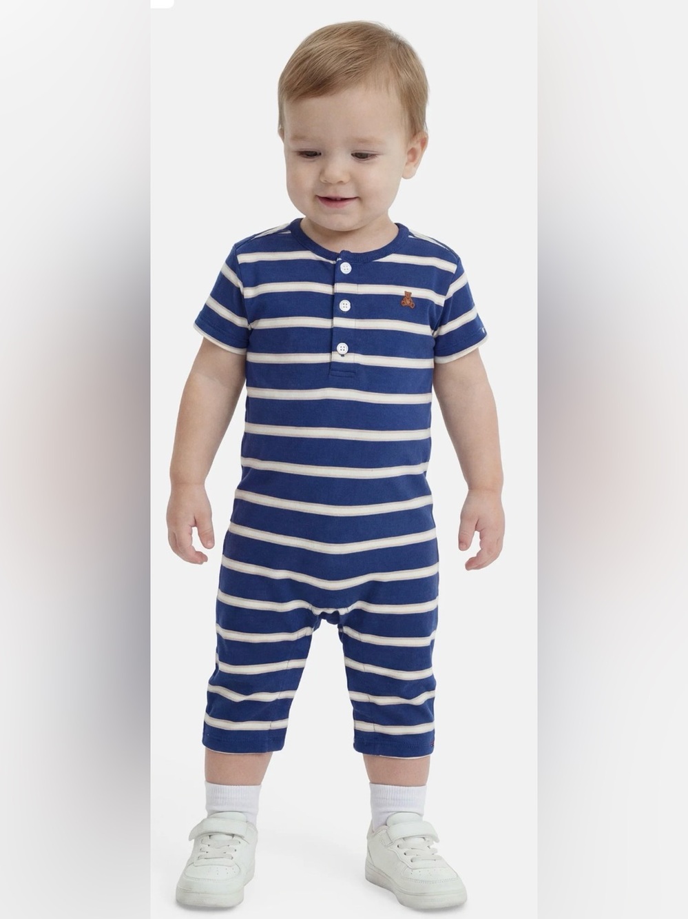 Baby Brannan Bear Henley One-Piece 12-18 mo